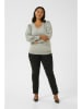 KAFFE curve Pullover in Grau