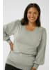 KAFFE curve Pullover in Grau
