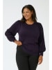 KAFFE curve Pullover in Aubergine