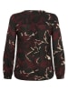 KAFFE curve Blouse bordeaux/zwart
