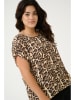 KAFFE curve Bluse in Beige/ Braun