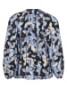 KAFFE curve Blouse donkerblauw/lichtblauw