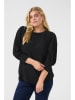 KAFFE curve Blouse "Calvina" zwart