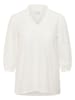 KAFFE curve Bluse in Weiß