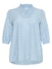 KAFFE curve Bluse in Hellblau