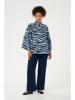 KAFFE curve Blouse lichtblauw/donkerblauw