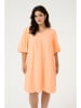 KAFFE curve Sukienka w kolorze brzoskwiniowym