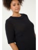 KAFFE curve Pullover "Cevita" in Schwarz