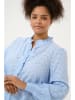 KAFFE curve Bluse in Hellblau