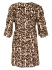 KAFFE curve Kleid in Beige/ Schwarz