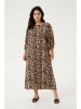 KAFFE curve Jurk beige/zwart