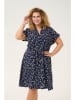 KAFFE curve Kleid in Dunkelblau