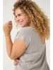 KAFFE curve Koszulka w kolorze szarym