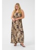 KAFFE curve Jurk beige/zwart