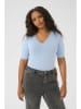 KAFFE curve Shirt lichtblauw