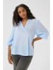 KAFFE curve Blouse lichtblauw