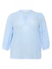 KAFFE curve Blouse lichtblauw