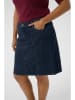KAFFE curve Jeansrock in Dunkelblau