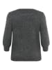 KAFFE curve Pullover in Anthrazit