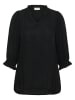 KAFFE curve Blouse "Kiv" zwart