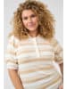 KAFFE curve Trui beige/wit