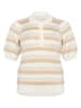 KAFFE curve Trui beige/wit