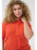 KAFFE curve Sweter w kolorze pomarańczowym