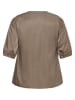 KAFFE curve Blouse "Ada" taupe