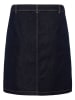KAFFE curve Spijkerrok "Croria" donkerblauw
