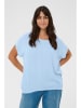 KAFFE curve Blouse lichtblauw
