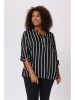 KAFFE curve Blouse zwart/wit