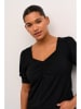 Kaffe Shirt "Sissy" in Schwarz