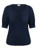 KAFFE curve Shirt in Dunkelblau
