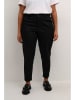 KAFFE curve Spodnie chino "Leana" w kolorze czarnym