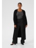 KAFFE curve Longcardigan in Schwarz
