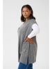 KAFFE curve Poncho in Grau