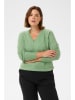 KAFFE curve Pullover in Hellgrün