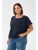 KAFFE curve Blouse donkerblauw
