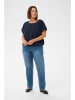KAFFE curve Blouse donkerblauw