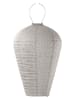 Lumiz Ledsolarlantaarn "Sashiko Balloon'' taupe - (H)20 x Ø 20 cm