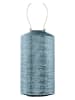 Lumiz Ledsolarlantaarn "Topaze Cylinder'' blauwgrijs - (H)33 x Ø 18 cm
