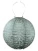 Lumiz LED-Solarlaterne ''Folia Rond'' in Grün - Ø 30 cm