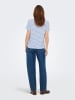 JDY Shirt "Sissy" in Weiß/ Blau
