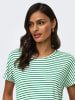 JDY Shirt "Sissy" in Weiß/ Grün