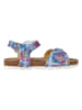 BIO PINGÜIN Sandały w kolorze niebieskim ze wzorem