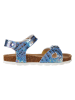 BIO PINGÜIN Sandalen in Blau/ Silber