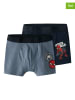 name it Bokserki (2 pary) w kolorze granatowo-niebieskim
