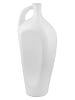 GILDE Vase "Bianca" in Weiß - (B)10,5 x (H)25 x (T)6 cm