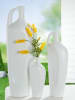 GILDE Vase "Bianca" in Weiß - (B)10,5 x (H)25 x (T)6 cm