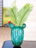 GILDE Wazon "Cactus Flower" w kolorze zielonym - 20 x 26 x 11 cm